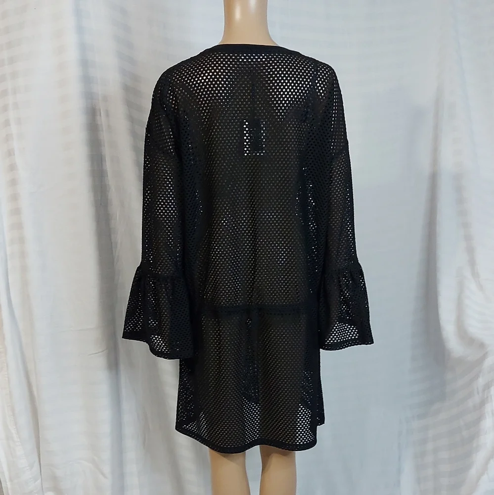 Calvin klein coverups size Large/XLarge Long sleeves color black - Picture 13 of 16